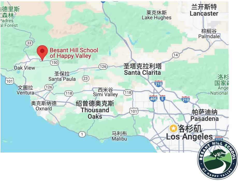 贝森山学校地理位置