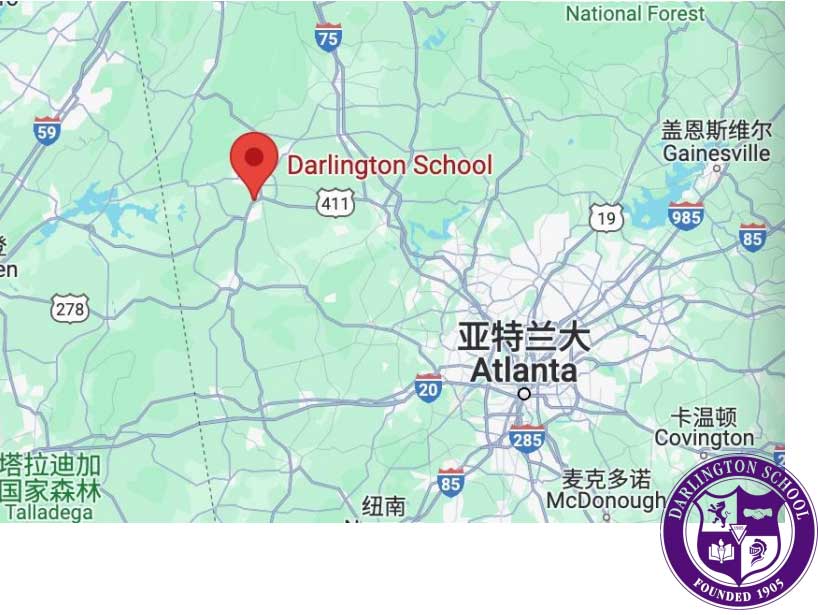达林顿中学地理位置