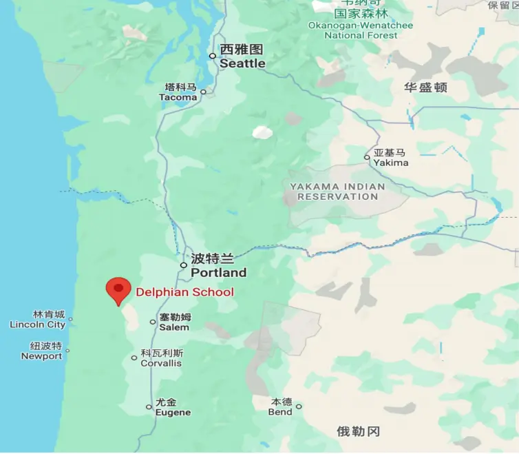 德尔菲学校地理位置