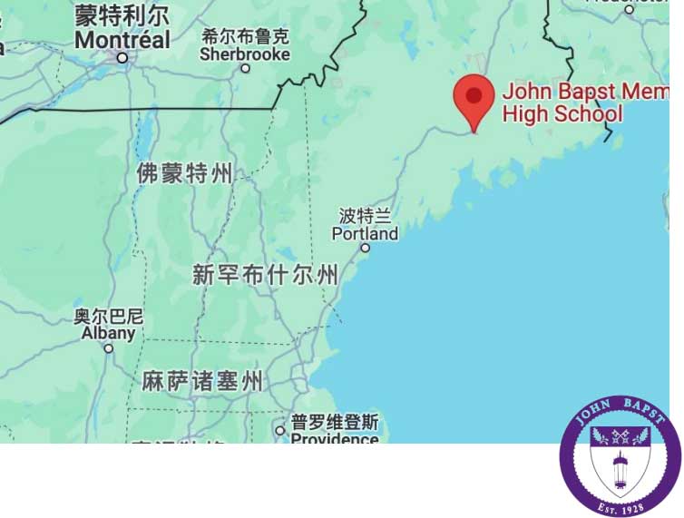 约翰百斯特中学地理位置