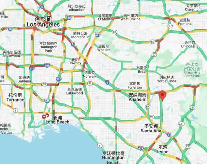 橘郡路德中学地理位置