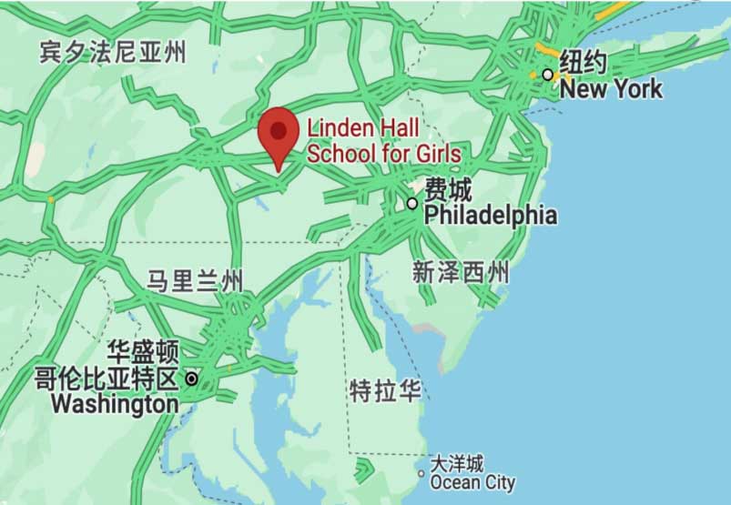 林顿霍尔女子中学地理位置