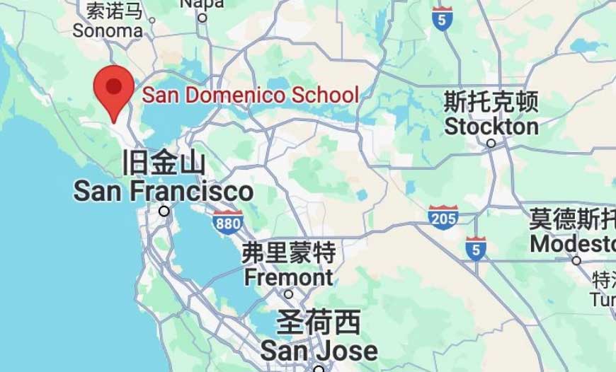 圣多明尼哥中学地理位置