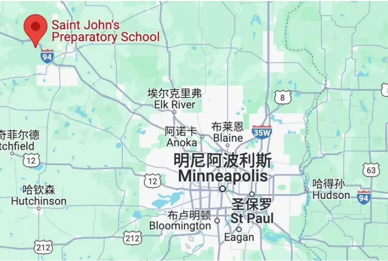 圣约翰预备中学地理位置
