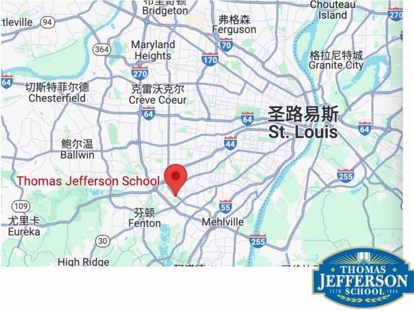 托马斯杰弗逊学校地理位置