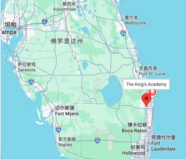 国王学院地理位置